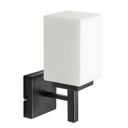 Rabalux - Vägglampa för badrum 1xE14/10W/230V IP44 svart