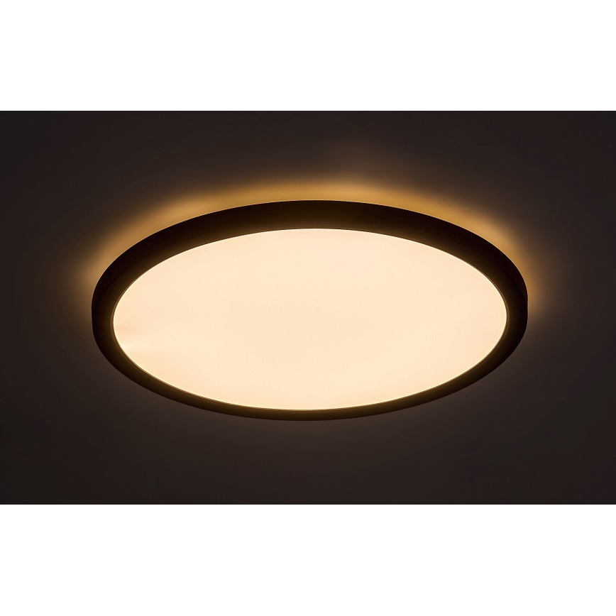 Rabalux - LED Taklampa LED/24W/230V 3000/4000/6000K Ø 29 cm svart