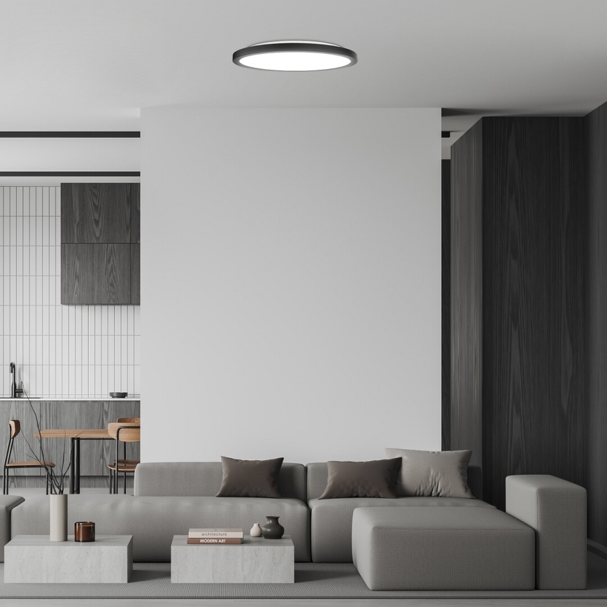 Rabalux - LED Taklampa LED/36W/230V 3000/4000/6000K Ø 40 cm svart