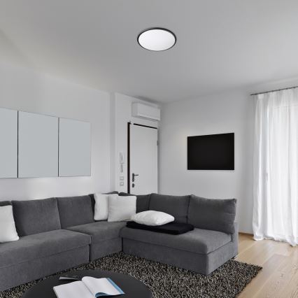 Rabalux - LED Taklampa LED/18W/230V 3000K svart 27 cm