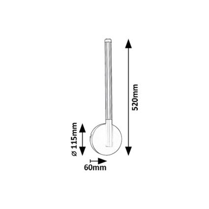 Rabalux - LED väggbelysning LED/6W/230V