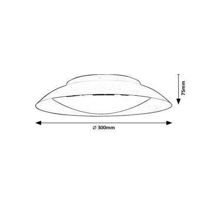 Rabalux - LED taklampa LED/20W/230V 3000K diameter 30 cm