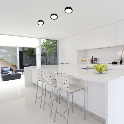 Rabalux - LED taklampa LED/24W/230V 4000K diameter 22 cm svart