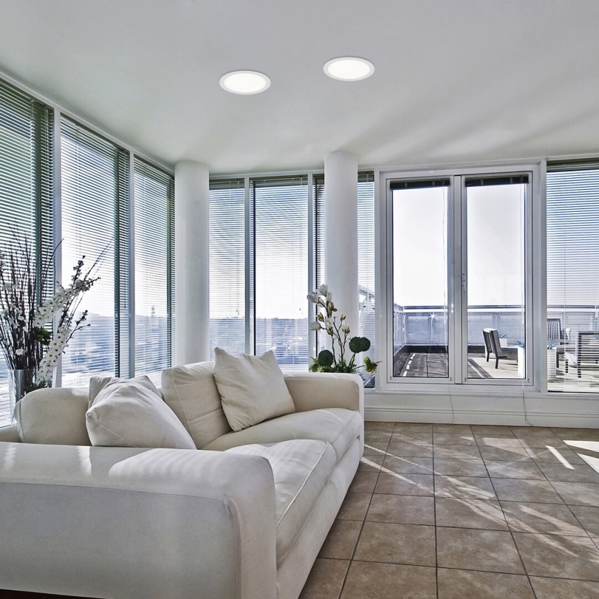 Rabalux - LED infälld belysning LED/12W/230V diameter 17 cm vit