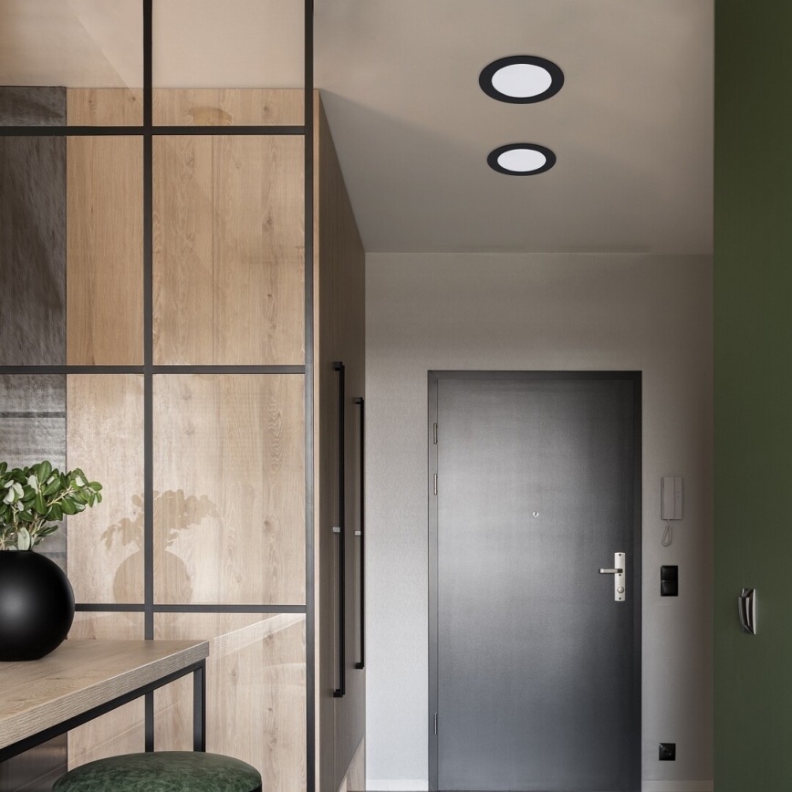 Rabalux - LED infälld belysning LED/3W/230V diameter 9 cm svart