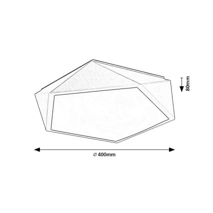 Rabalux - LED taklampa LED/30W/230V 3000K Ø 40 cm