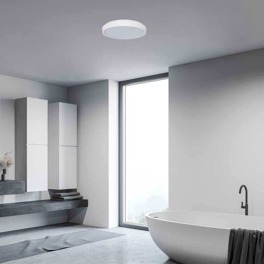 Rabalux - LED taklampa för badrum LED/18W/230V IP44 4000K diameter 25 cm vit