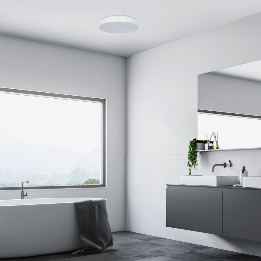 Rabalux - LED taklampa för badrum LED/36W/230V IP44 4000K diameter 35 cm vit