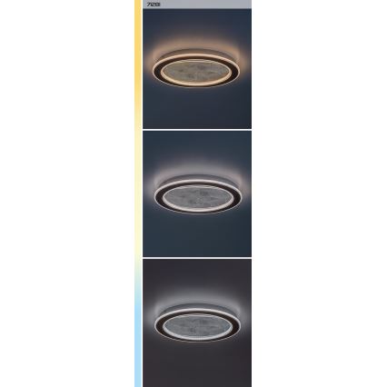 Rabalux - Dimbart LED-takarmatur LED/24W/230V 3000-6500K Ø 40 cm + fjärrkontroll