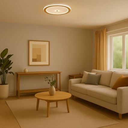 Rabalux - Dimbar LED-taklampa LED/34W/230V 3000-6500K Ø 51 cm + fjärrkontroll