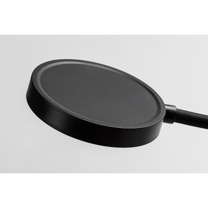 Rabalux - Dimbar LED-vägglampa 4W/230V med USB-port för vägguttag 3000/4000/6000K svart