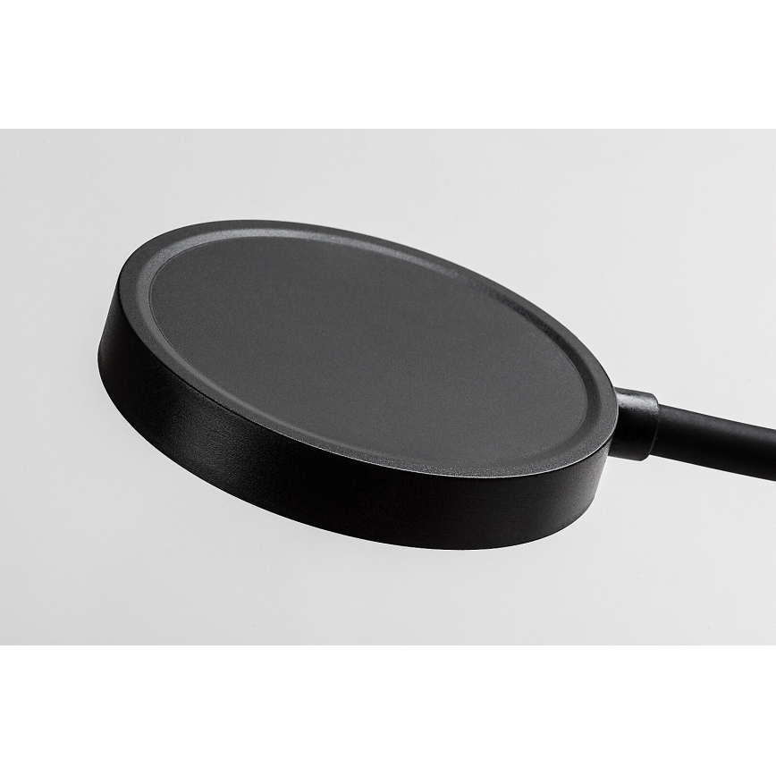 Rabalux - Dimbar LED-vägglampa 4W/230V med USB-port för vägguttag 3000/4000/6000K svart
