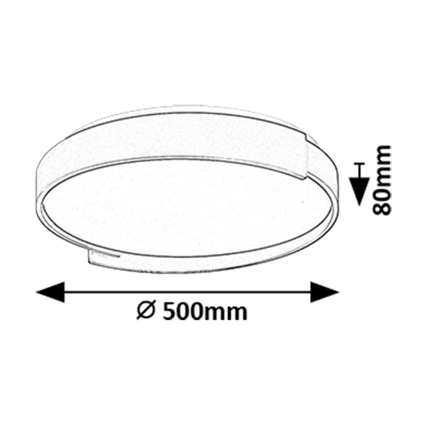 Rabalux - LED Dimbar taklampa LED/48W/230V 3000-6500K + fjärrkontroll