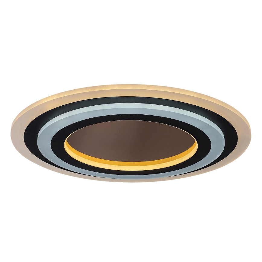 Rabalux - Dimbart LED-takarmatur LED/56W/230V 3000/4000/6000K mattkrom/svart + fjärrkontroll Ø 45 cm