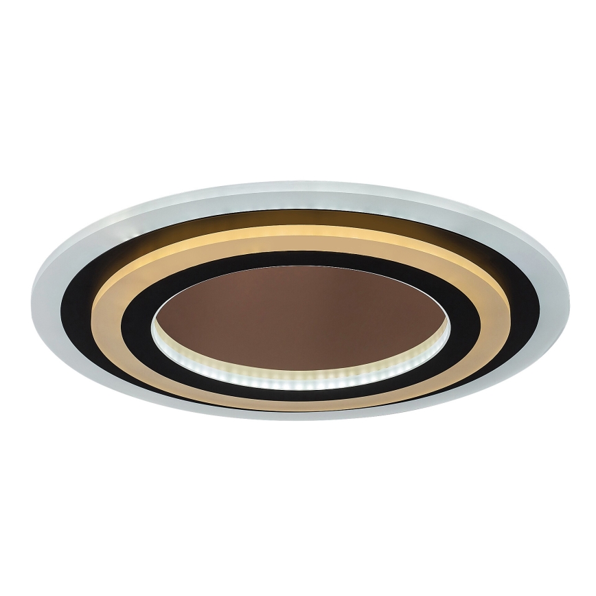Rabalux - Dimbart LED-takarmatur LED/56W/230V 3000/4000/6000K mattkrom/svart + fjärrkontroll Ø 45 cm