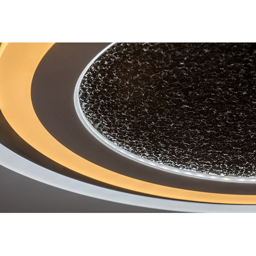 Rabalux - LED-dimbar taklampa LED/56W/230V 3000/4000/6000K svart + fjärrkontroll Ø 45 cm