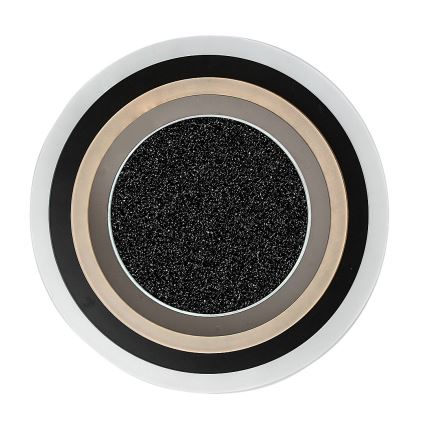 Rabalux - LED-dimbar taklampa LED/56W/230V 3000/4000/6000K svart + fjärrkontroll Ø 45 cm