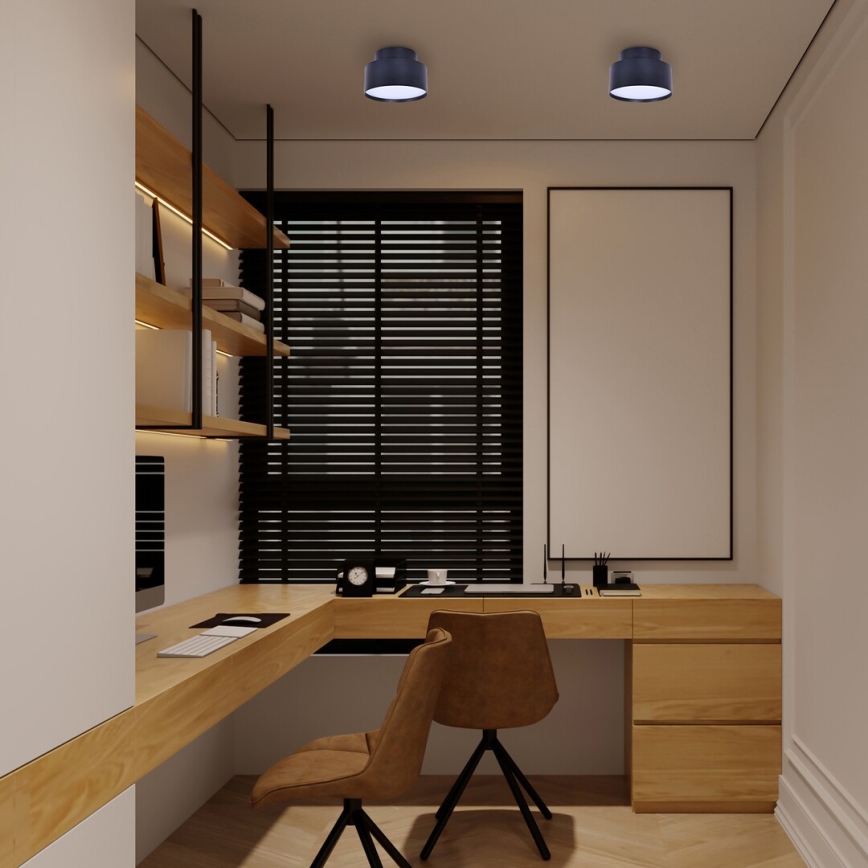 Rabalux - LED-taklampa LED/24W/230V 3000K svart, Ø 14 cm