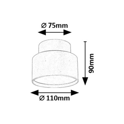 Rabalux - LED taklampa LED/16W/230V 3000K vit Ø 11 cm
