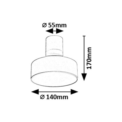 Rabalux - LED-takarmatur LED/16W/230V 3000K vit Ø 14 cm