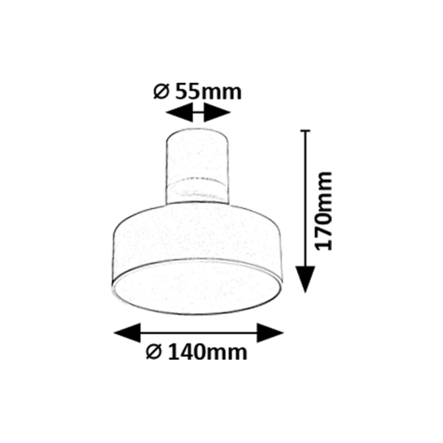 Rabalux - LED-takarmatur LED/16W/230V 3000K vit Ø 14 cm
