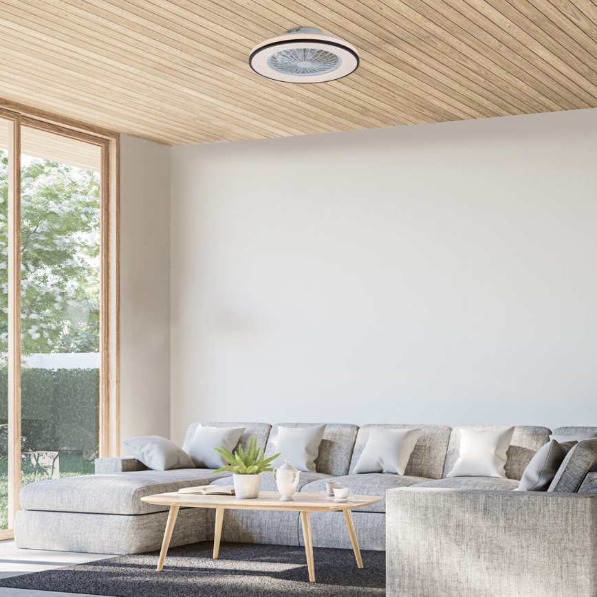 Rabalux - LED dimbar taklampa med fläkt LED/48W/230V 3000-6500K + fjärrkontroll