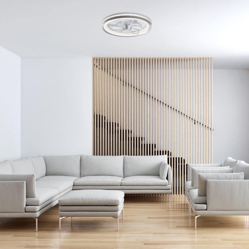 Rabalux - LED Dimbar taklampa med fläkt LED/40W/230V 3000/4000/6000K Wi-Fi + fjärrkontroll