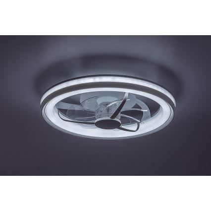 Rabalux - LED Dimbar taklampa med fläkt LED/40W/230V 3000/4000/6000K Wi-Fi + fjärrkontroll