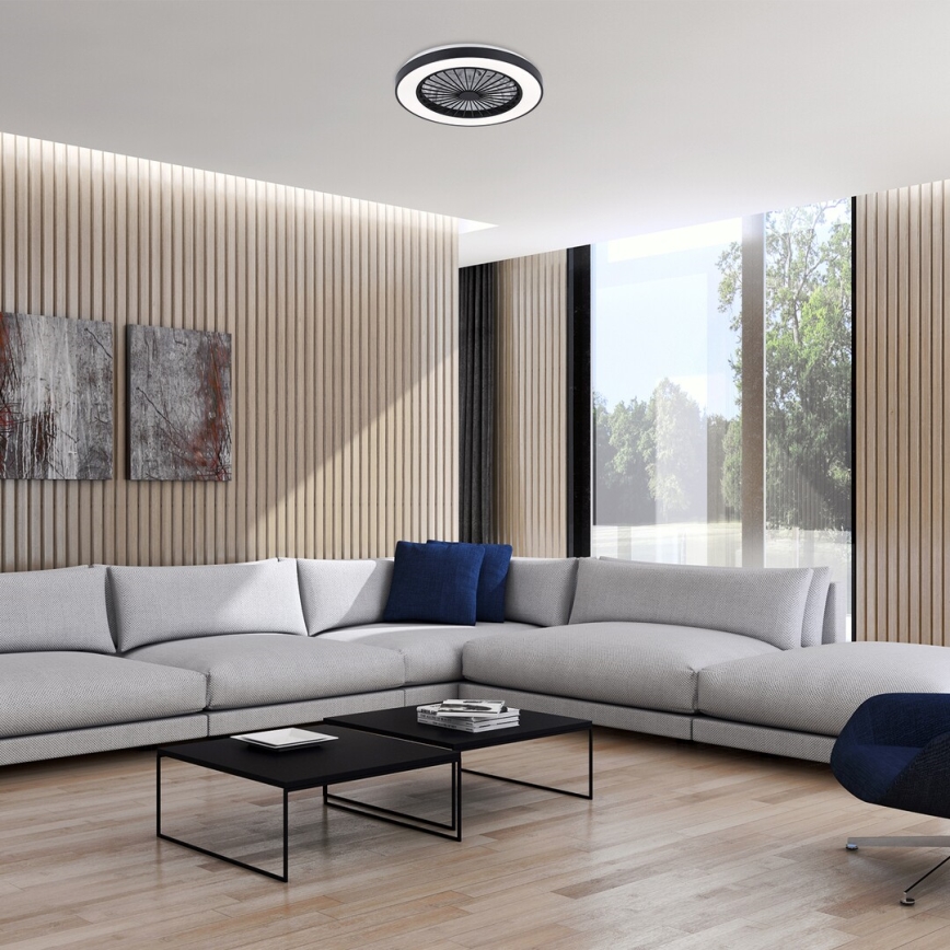 Rabalux - LED Dimbar taklampa med fläkt LED/40W/230V 3000/4000/6000K Wi-Fi + fjärrkontroll