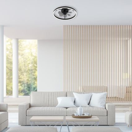 Rabalux - LED Dimbar taklampa med fläkt LED/40W/230V 3000/4000/6000K Wi-Fi + fjärrkontroll