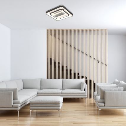 Rabalux - LED Dimbar taklampa med fläkt LED/50W/230V 3000/4000/6000K Wi-Fi + fjärrkontroll