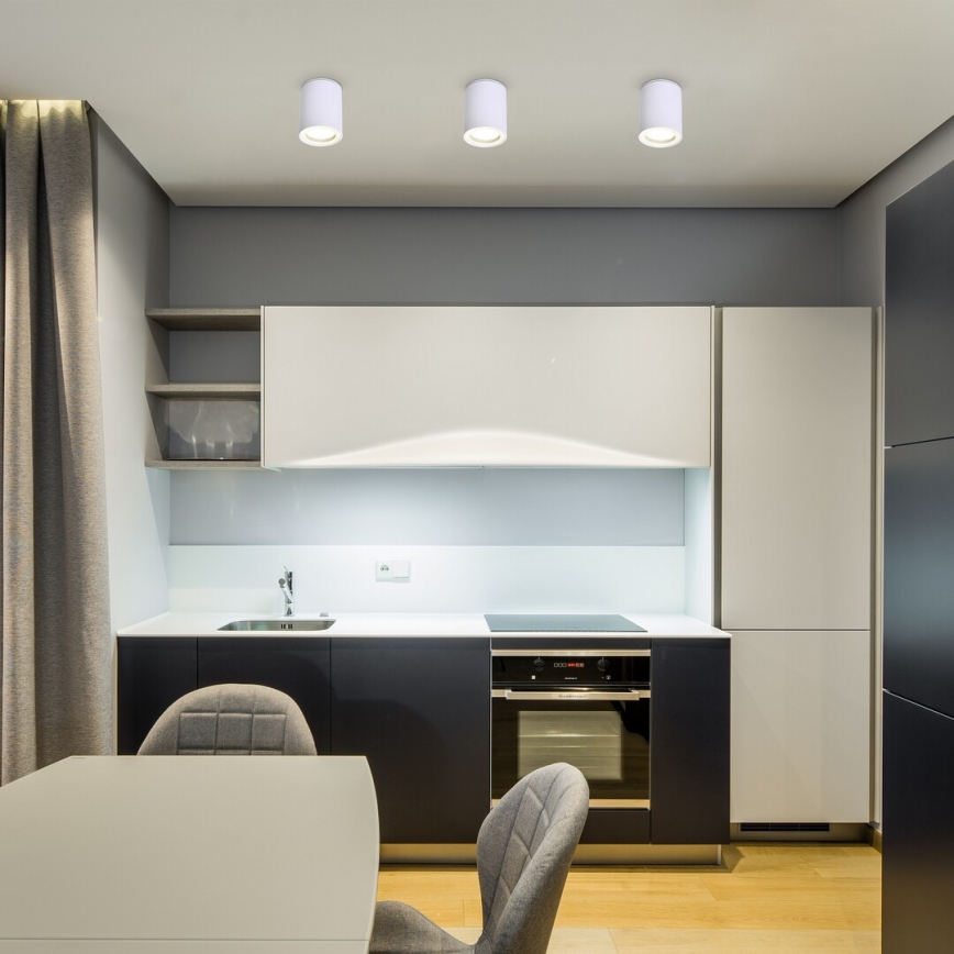 Rabalux - Taklampa 1xGU10/35W/230V Ø 7 cm vit