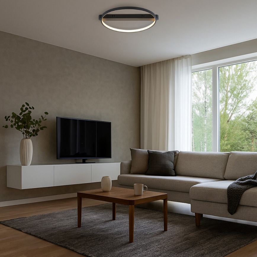Rabalux - LED taklampa LED/45W/230V 3000K 50x55 cm svart