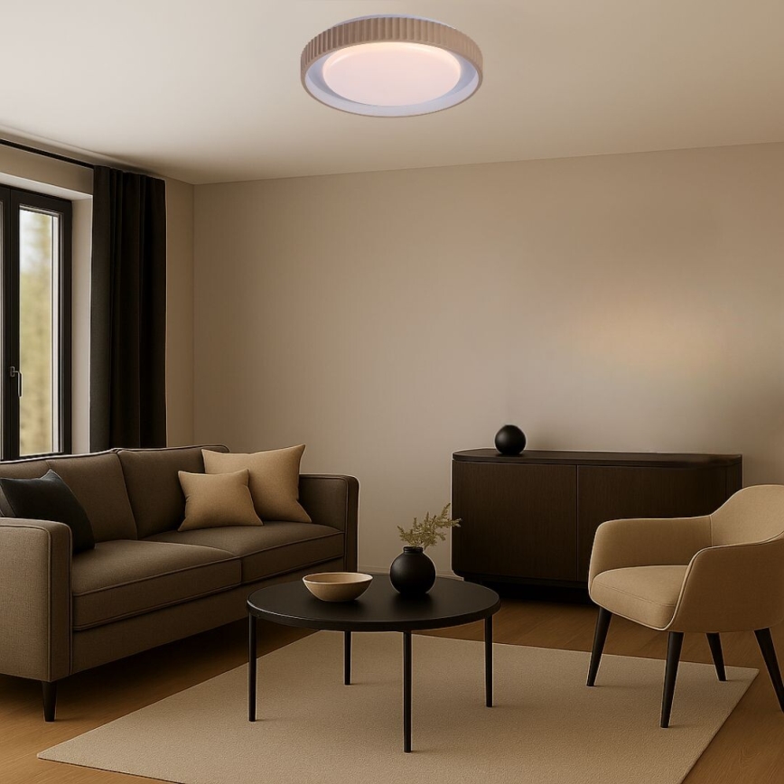 Rabalux - Dimmbar LED-taklampa LED/48W/230V 3000-6500K Ø 49,5 cm + fjärrkontroll