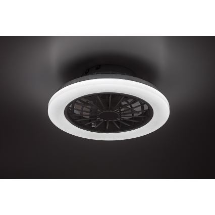 Rabalux - Dimbart LED-taklampa med fläkt LED/24W/230V 3000-6500K + fjärrkontroll