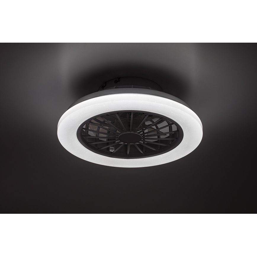 Rabalux - Dimbart LED-taklampa med fläkt LED/24W/230V 3000-6500K + fjärrkontroll