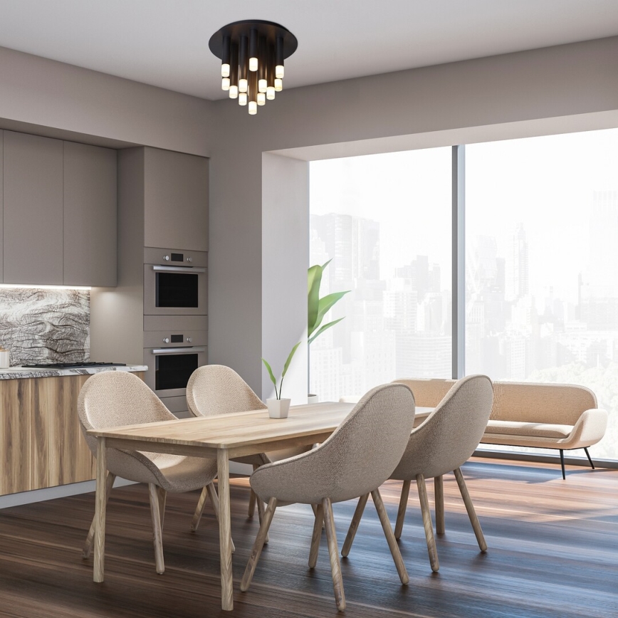 Rabalux - Taklampa 13xG9/5W/230V svart Ø 34 cm