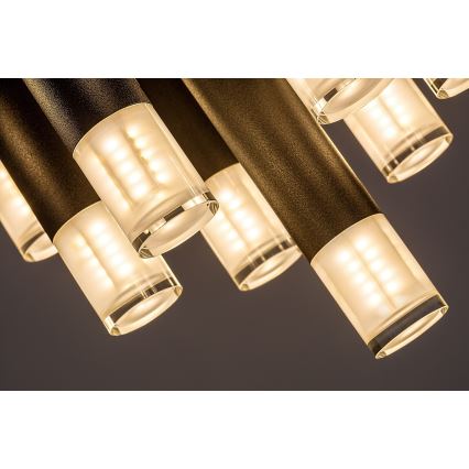 Rabalux - Taklampa 13xG9/5W/230V svart Ø 34 cm