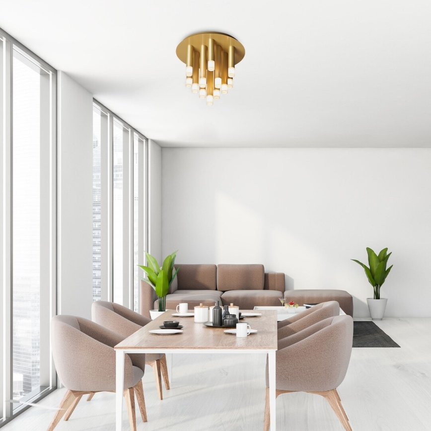 Rabalux - Taklampa 13xG9/5W/230V guld Ø 34 cm