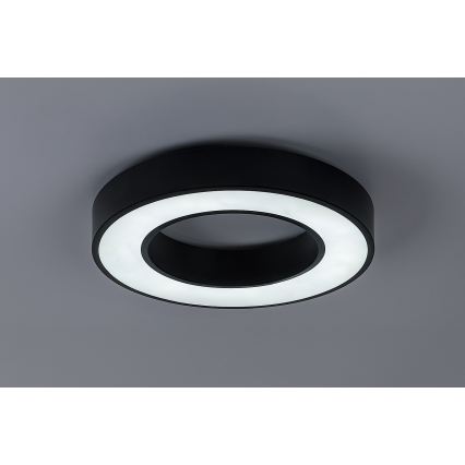 Rabalux - Dimbar LED-taklampa LED/45W/230V 3000-6500K Ø 60 cm svart + fjärrkontroll