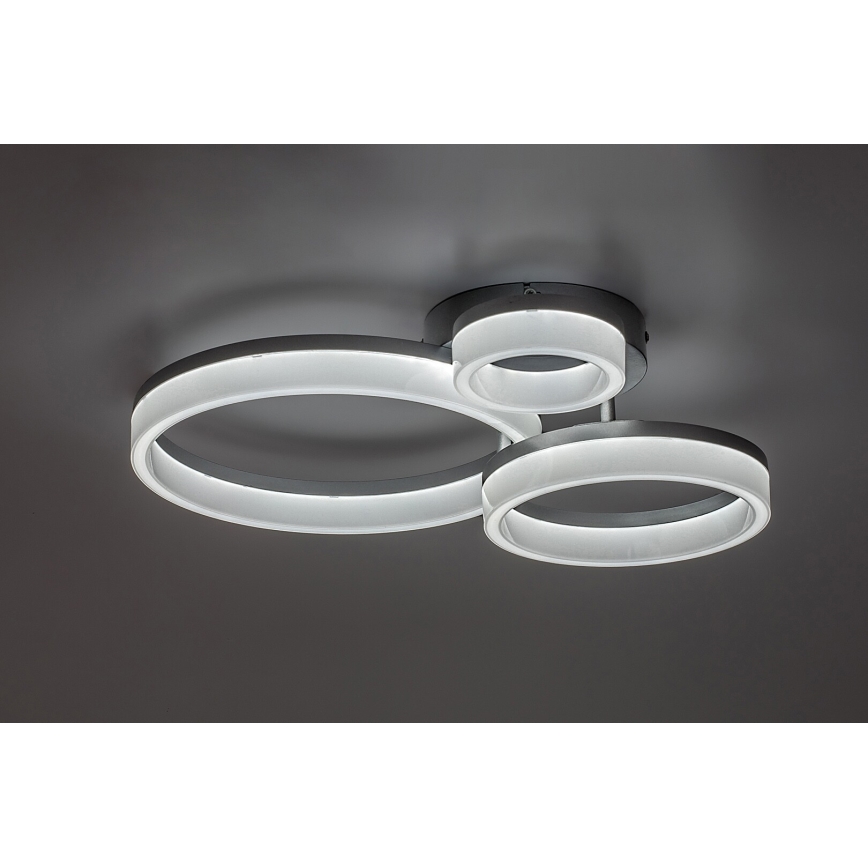 Rabalux - LED-taklampa LED/24W/230V 3000/4000/6500K 38x51 cm mattkrom