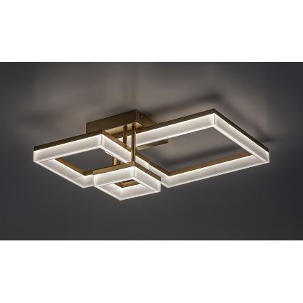 Rabalux - LED taklampa LED/22W/230V 3000/4000/6500K guld 47x47 cm