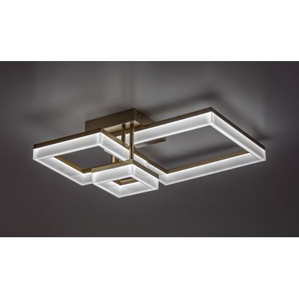 Rabalux - LED taklampa LED/22W/230V 3000/4000/6500K guld 47x47 cm