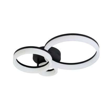 Rabalux - LED taklampa LED/24W/230V 3000/4000/6500K svart 38x51 cm