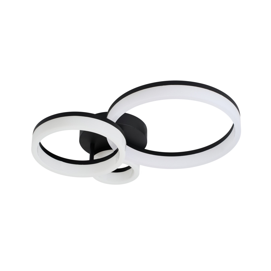 Rabalux - LED taklampa LED/24W/230V 3000/4000/6500K svart 38x51 cm