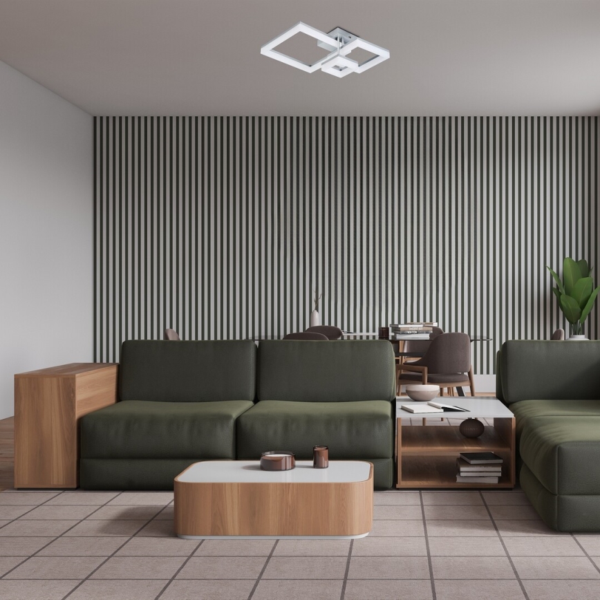 Rabalux - LED taklampa LED/22W/230V 3000/4000/6500K matt krom 47x47 cm