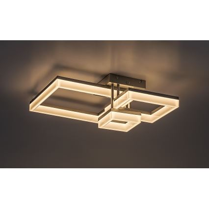 Rabalux - LED taklampa LED/22W/230V 3000/4000/6500K matt krom 47x47 cm