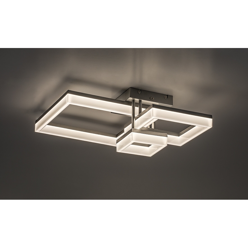 Rabalux - LED taklampa LED/22W/230V 3000/4000/6500K matt krom 47x47 cm