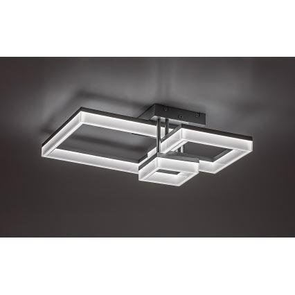 Rabalux - LED taklampa LED/22W/230V 3000/4000/6500K matt krom 47x47 cm