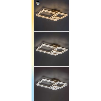 Rabalux - LED taklampa LED/22W/230V 3000/4000/6500K matt krom 47x47 cm